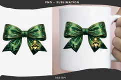 Christmas winter bow png design for T-shirts Product Image 3