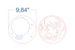 Halloween Pumpkin SVG laser cut file for Glowforge Product Image 3
