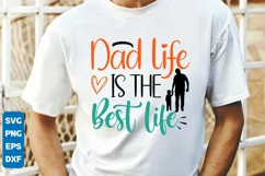 Dad life is the best life SVG Design, Father's Day SVG Desig Product Image 3
