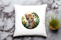 Cute Baby Leopard Clipart Sublimation PNG Product Image 3