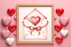 Sweet Valentine Clipart, Watercolor Valentines Day Product Image 3