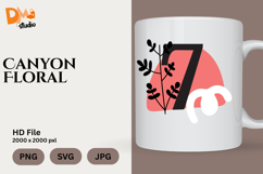 Canyon Floral Monogram Product Image 1