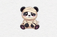 Halloween Panda, Cute Clipart Product Image 2