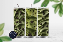 Matcha Ice Cream Pattern, Matcha Dessert Digital Paper Product Image 2