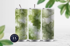 Watercolor Matcha Pattern, Green Wash Texture Product Image 2