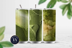 Spilled Matcha Texture, Green Abstract Liquid Digital Paper Product Image 2