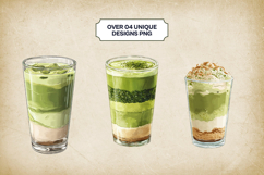 Banana Bread Latte Clipart Bundle 4 PNG Product Image 3