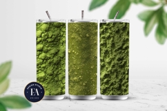Matcha Powder Texture, Green Matcha Dust Digital Paper Product Image 2