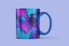 Purple Blue Nebula Digital Paper Product Image 3