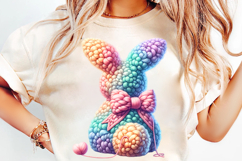 happy easter png, retro easter png, happy easter bunny png, coquette easter png, coquette easter bunny png, latch hook yarn bow bunny easter day png, easter bow bunny crochet png, latch hook coquette easter bunny png, cute faux yarn bunny clipart, easter 
