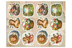 Spring. Vintage. Print &amp; Cut Stickers PNG Product Image 2