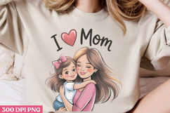 Floral Mama Mom Sublimation PNG Product Image 3