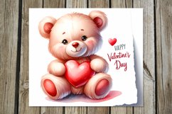 Valentine animals | cute teddy bears Skinny tumbler design Product Image 3