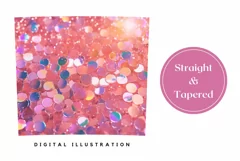 Glitter Tumbler Sublimation, Confetti Tumbler Wrap Design Product Image 3