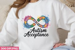 Autism Acceptance PNG, Autism Sublimation PNG Product Image 3