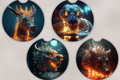 Car Coasters | 10 Car Coasters Designs with Animal , PNG Product Image 4