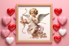 Valentines Day Cupid Sublimation Bundle, Cupid Watercolor Product Image 3