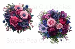 Flowers, Ephemera, Shabby Chic , PNG, Clipart Product Image 3