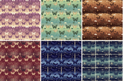 Starry Night Butterfly Digital Paper,Celestial Galaxy Patter Product Image 3