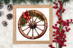 Watercolor Christmas Farm Clipart Product Image 3