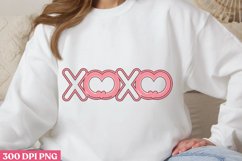 XOXO PNG, Retro Valentine Sublimation PNG Product Image 3