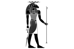 Khnum.Egyptian ancient symbol. Culture.Design element. Product Image 3