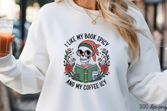 I LIKE MY BOOK SPICY PNG, Reading Book Sublimation Product Image 1