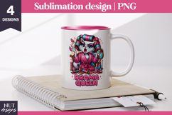 Drama queen Funny tshirt design Drama Queen Cat Sublimation Product Image 3