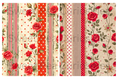 Valentines, Shabby Chic, Papers, Junk Journal Product Image 3