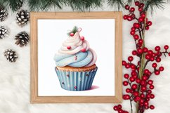 Christmas Cupcake Clipart, Christmas Clipart Product Image 3