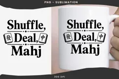 Mahjong quote png design for T-shirts Product Image 3