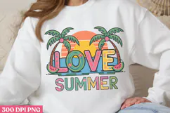 Love summer PNG, Hello Summer Sublimation PNG Product Image 3