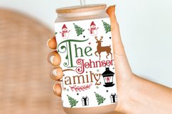 Christmas Can Glass Wrap SVG, Christmas Glass Wrap Svg Product Image 3