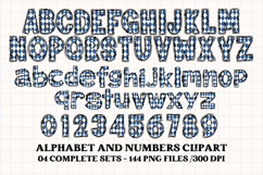 Father’s Day Alphabet clipart, father’s day letters doodle Product Image 3