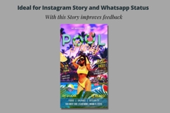 Pool Night Event Flyer, Summer Music Flyer, Summer Invite Product Image 3