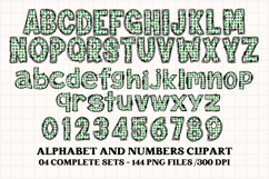 St patrick alphabet png clipart, st patrick letters doodle Product Image 3