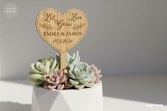 Wedding Plant Tags SVG Bundle | Glowforge | Laser Cut Product Image 3