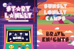 Gaming Unique Display Font Bundle Product Image 7