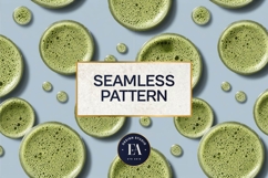 Matcha Foam Texture, Green Bubble Pattern Product Image 3