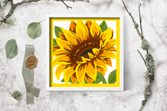 Sunflower light box /Sunflower 3D / Sunflower paper Product Image 3
