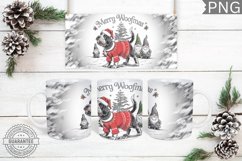 Merry Woofmas Mug Wrap - Christmas Mug Sublimation Product Image 1