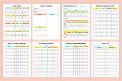 2027 Health &amp; Fitness Journal | Wellness Planner &amp; Healthy Product Image 3