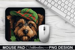 St. Patrick&#039;s Day DOG Sublimation Mouse Pad Design Product Image 1