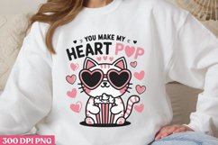 You make my heart pop PNG, Sweet Valentines PNG Product Image 3