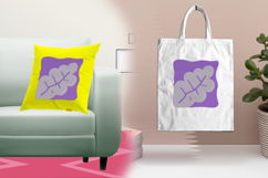 Purple Leaf Abstract Embroidery Design File Product Image 3