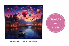 Valentines Tumbler Sublimation PNG, Magic Love Tumbler Wrap Product Image 3