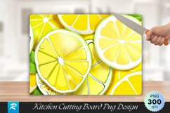Lemon Cutting Board Sublimation Design Product Image 1