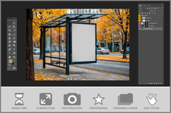 Billboard Street Outdoor Display Mockup Product Image 3