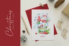 Cute Snowman Dessert. Christmas holidays PNG sublimation Product Image 2