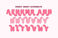 Berry Sweet - Retro Bubble Font Product Image 3